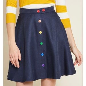 Modcloth Dazzled by Details Skirt. 2x
